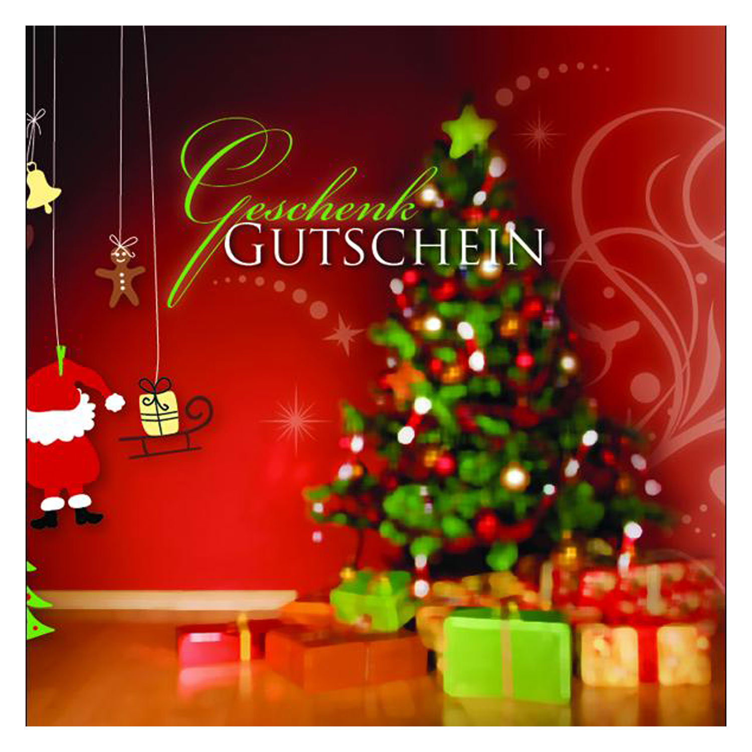 Geschenkgutschein Motiv Weihnachten