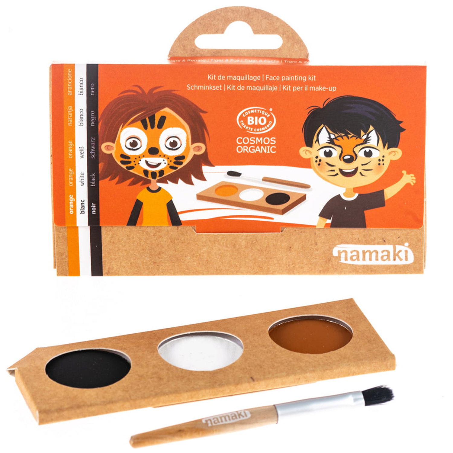 Kinder Schminkset Tiger & Fuchs