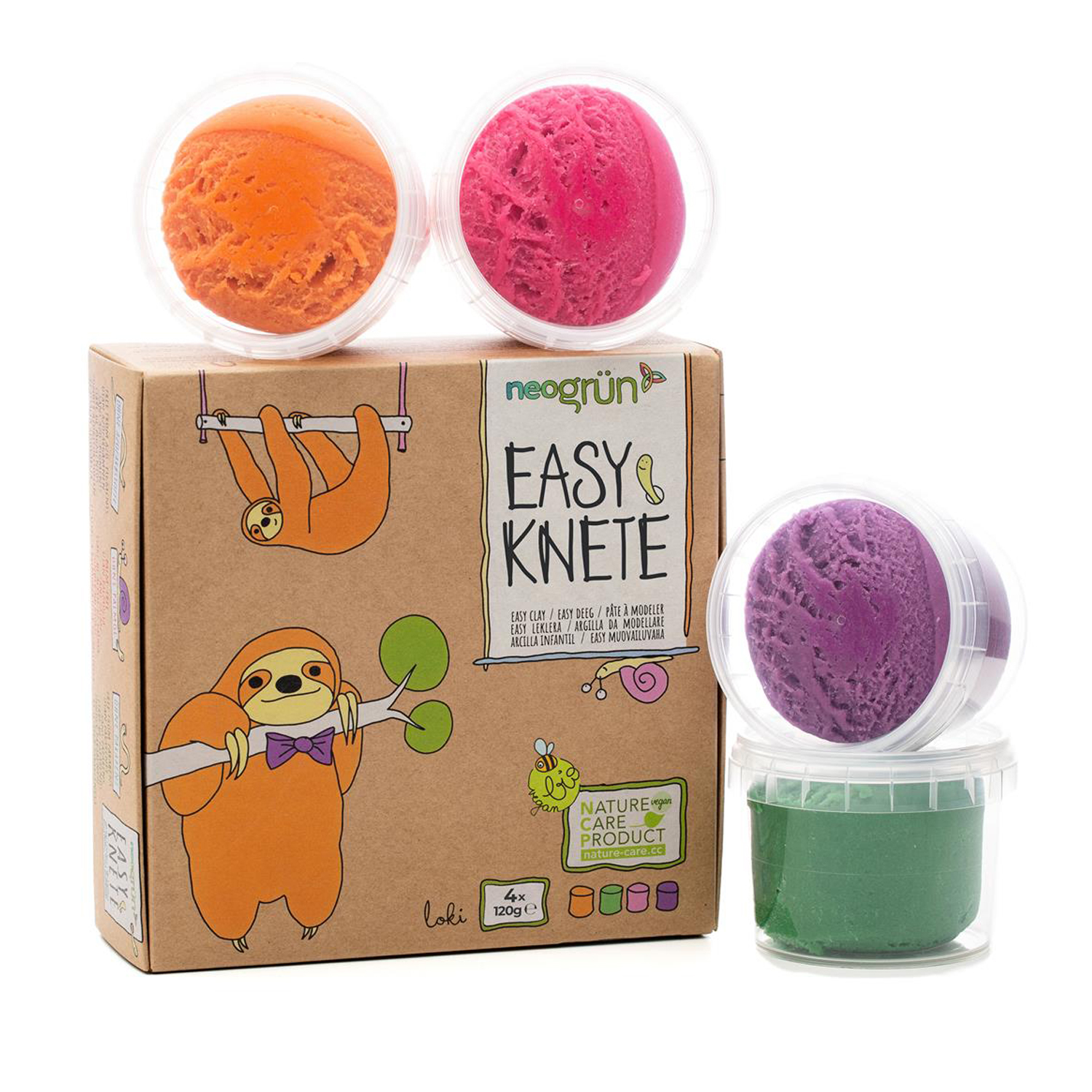 Easy-Knete  4er Set "Loki"