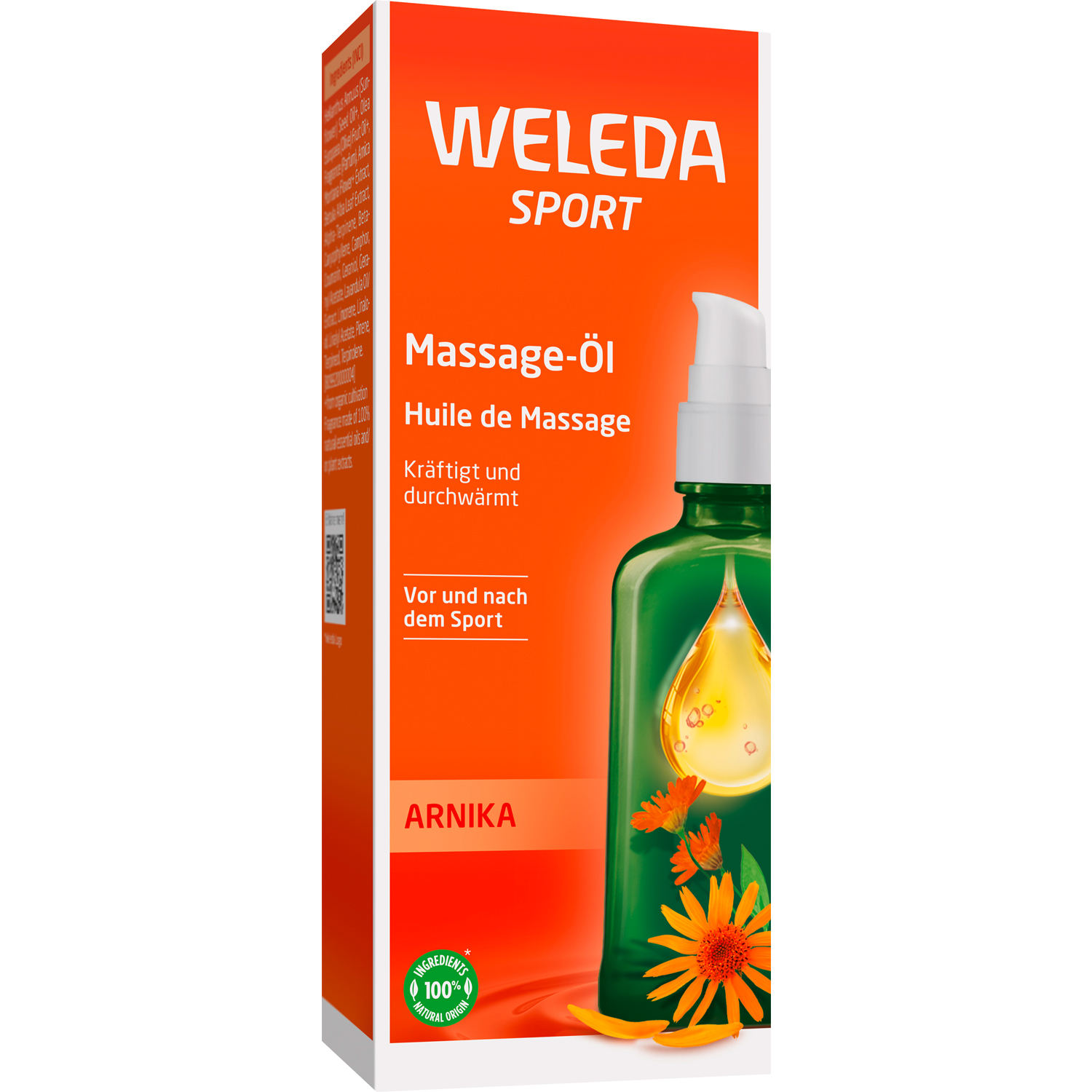Weleda Sport Massage-Öl Arnika, 100 ml