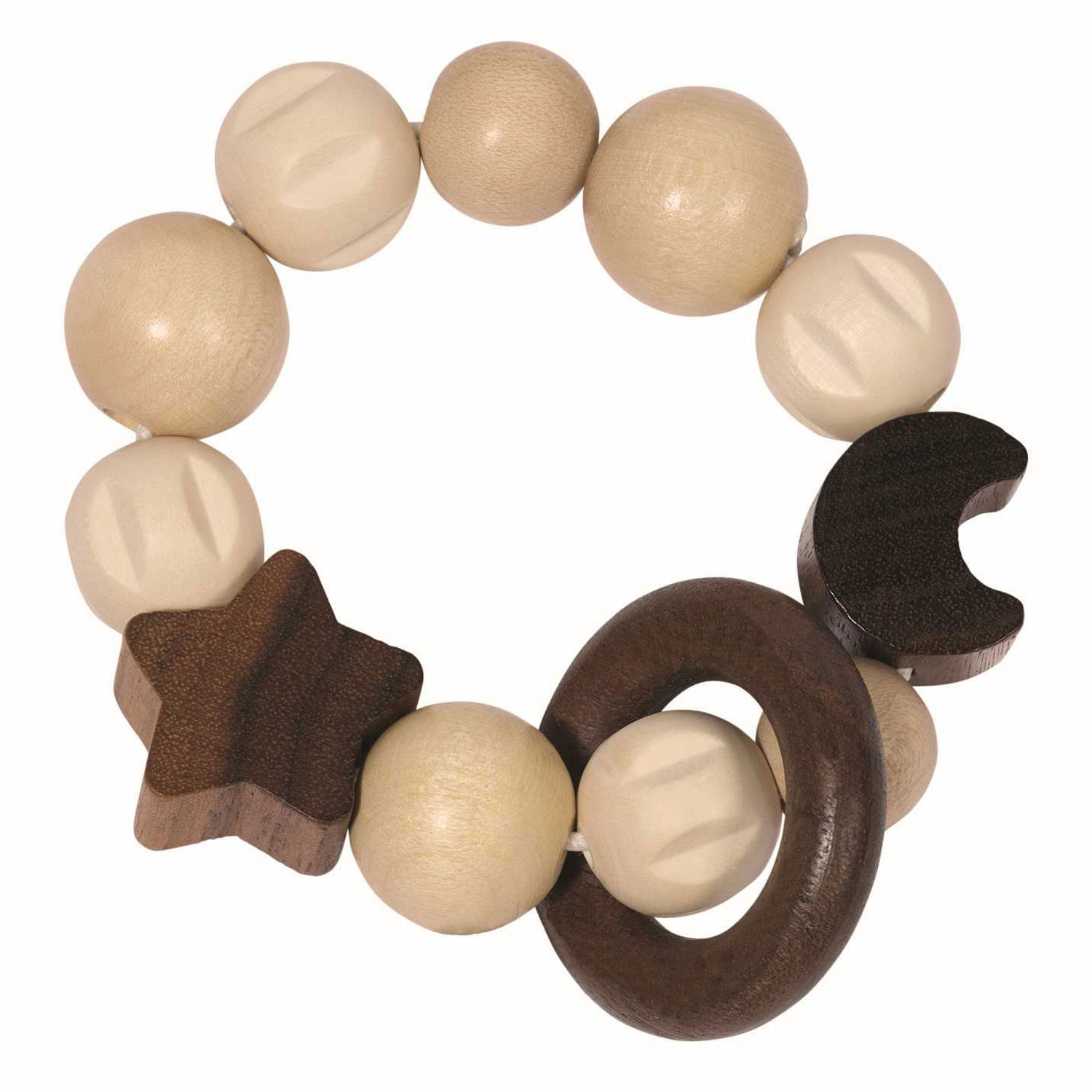 Greifling Elastik Mond und Stern