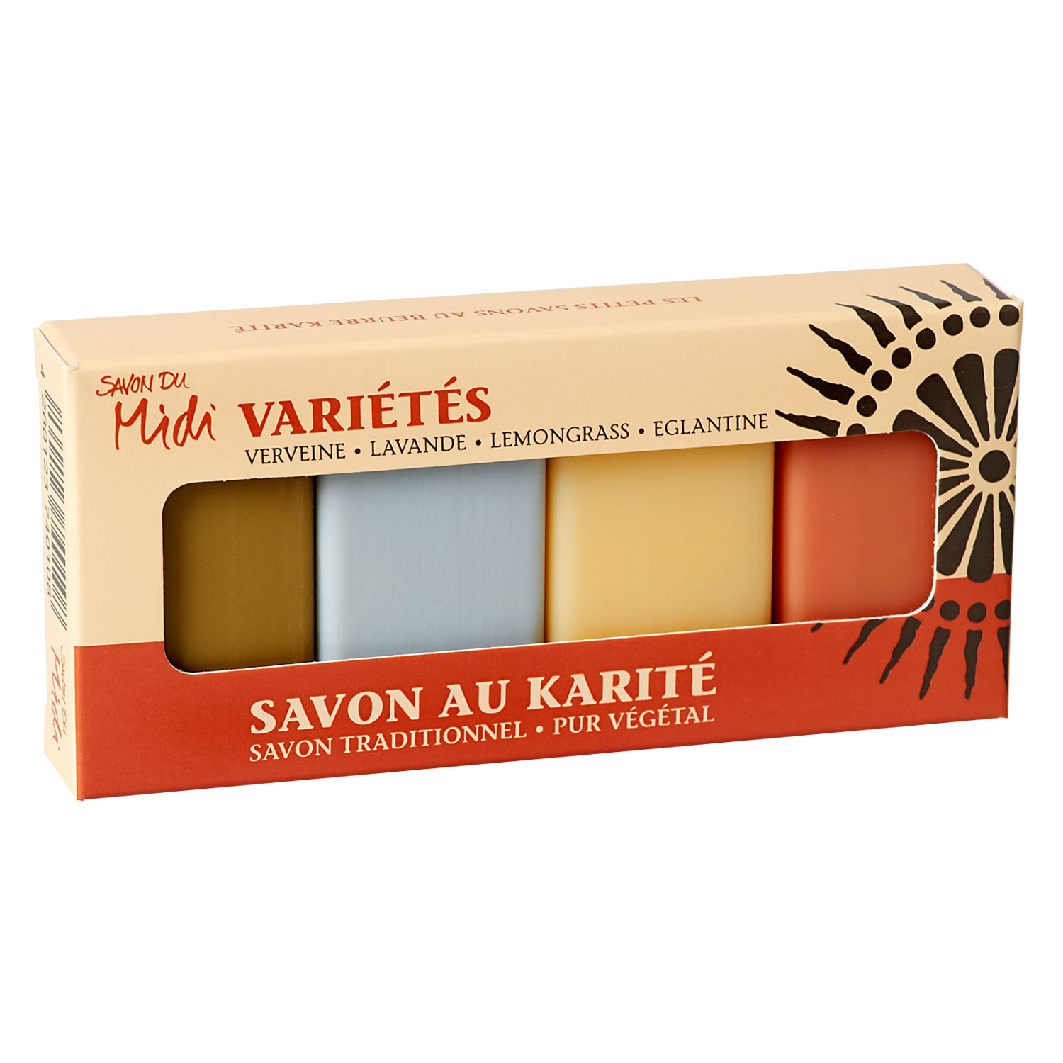 Savon du Midi Gästeseifen-Mischung Variétés, 4x 20 g