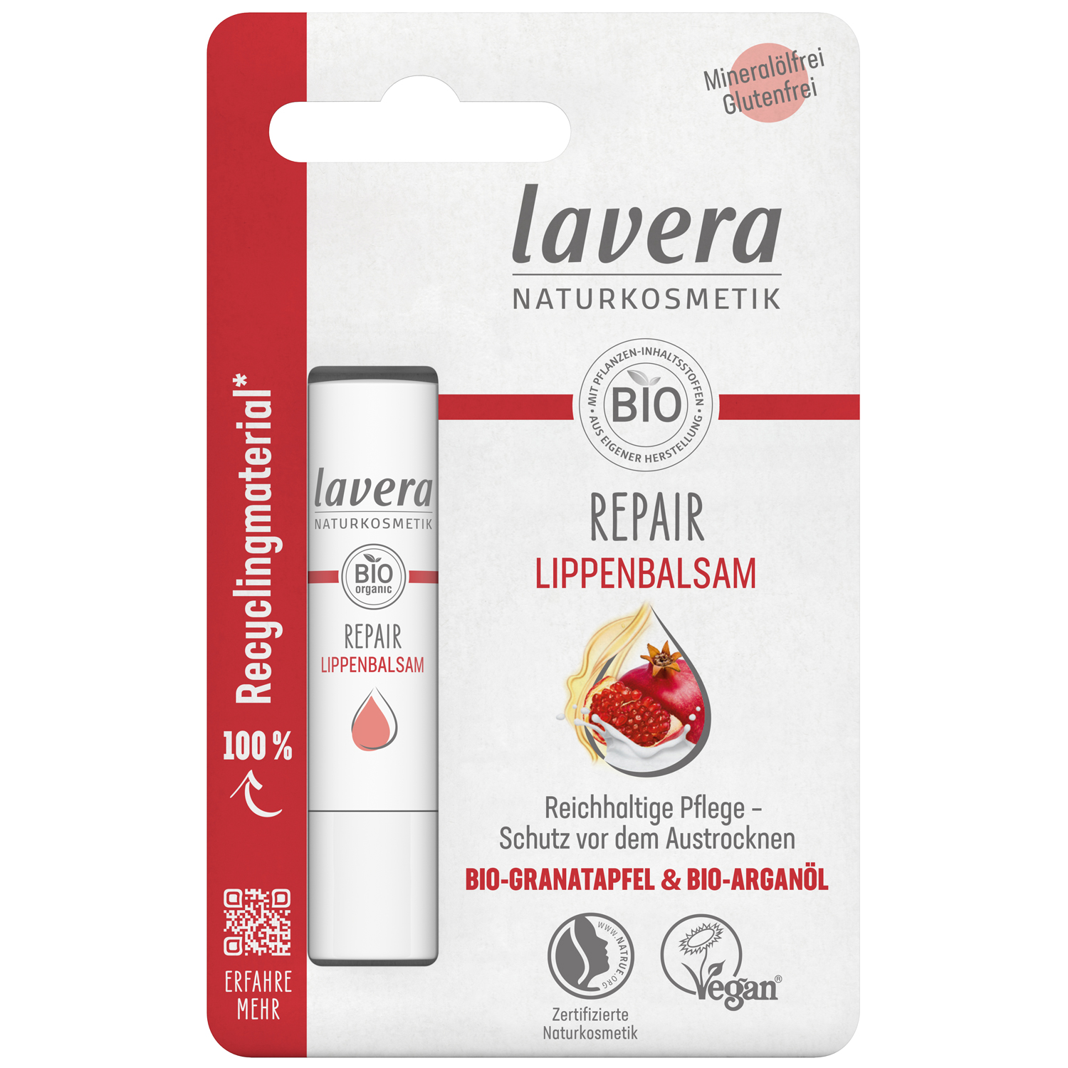 Lavera Repair Lippenbalsam,  4,5 g