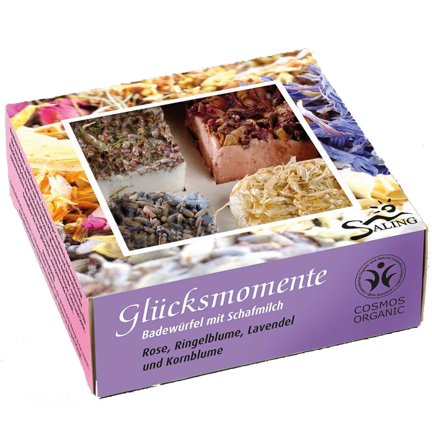 Schafmilchseife Badewürfel Glücksmomente, Geschenkset