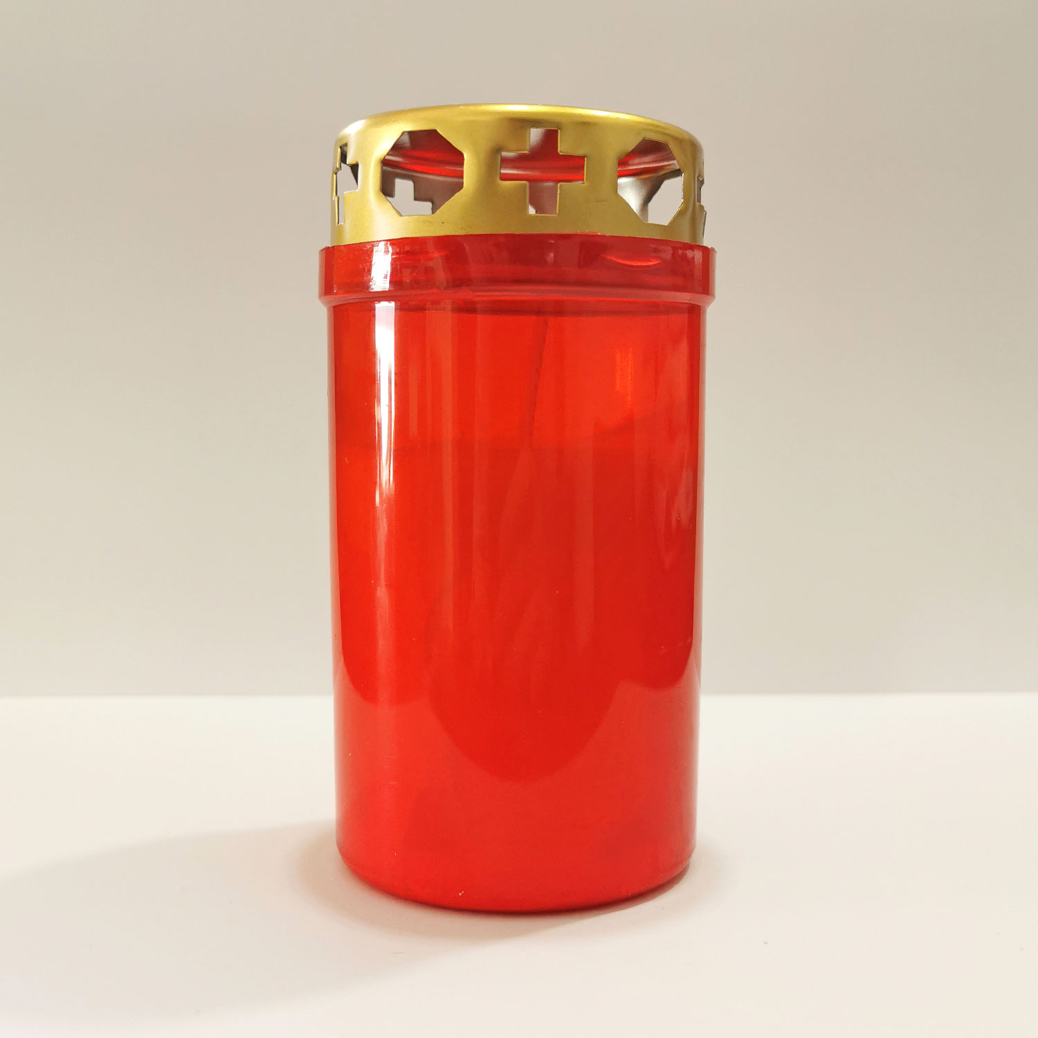 3-Tage-Brenner mit Deckel, rot