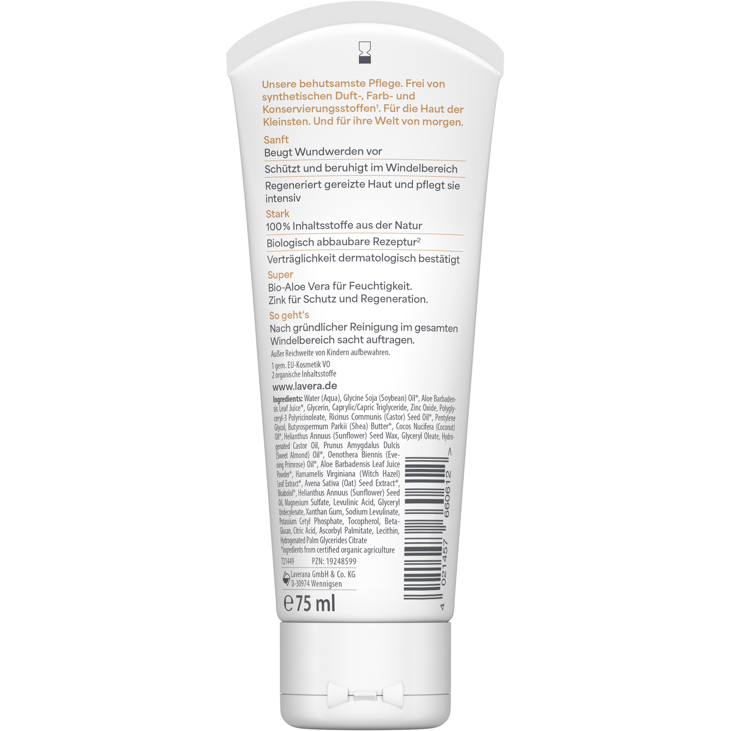Lavera Baby&Kinder Wundschutzcreme, 75 ml