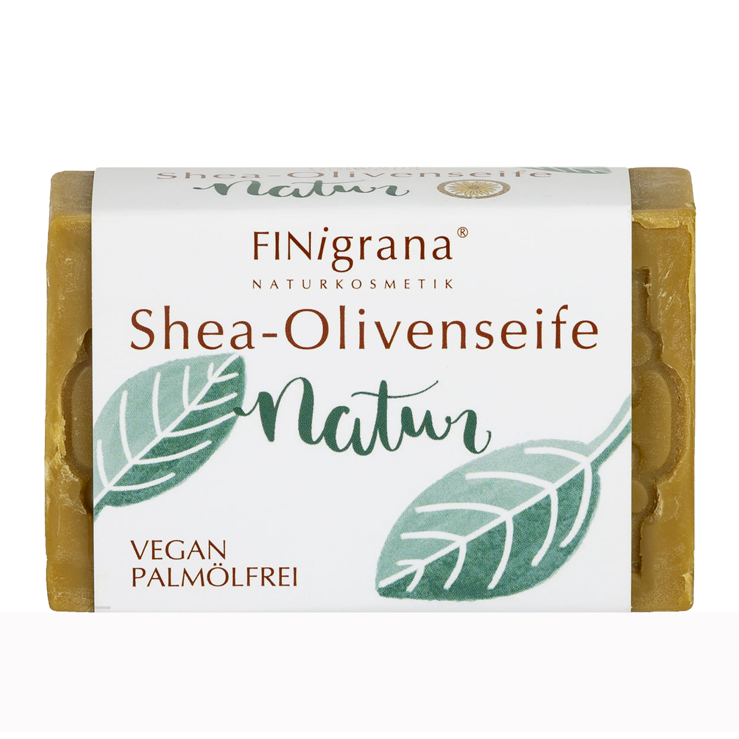 Aleppo Olivenseife mit Bio-Sheabutter Natur, 100 g