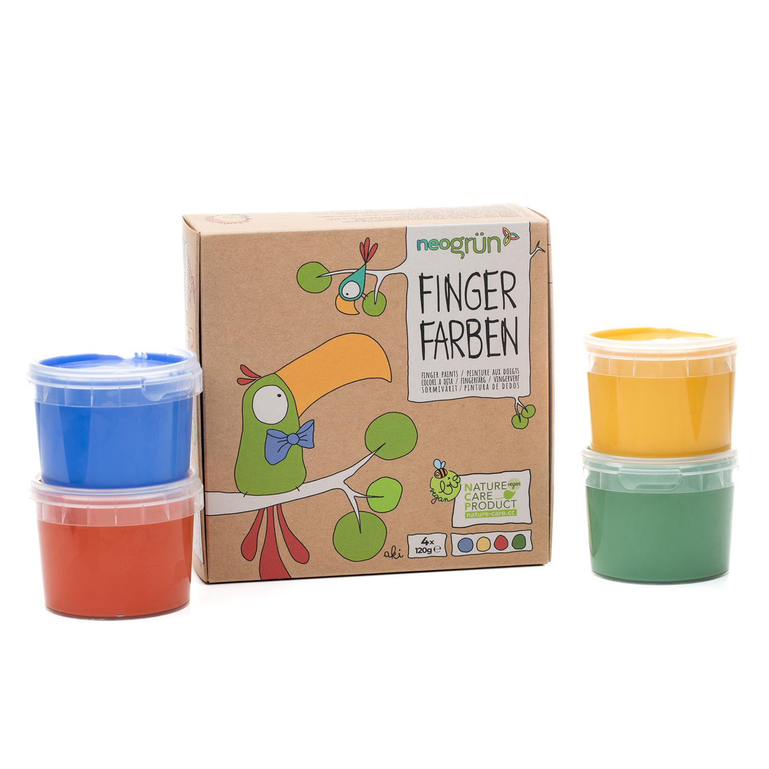 Fingerfarben 4er Set