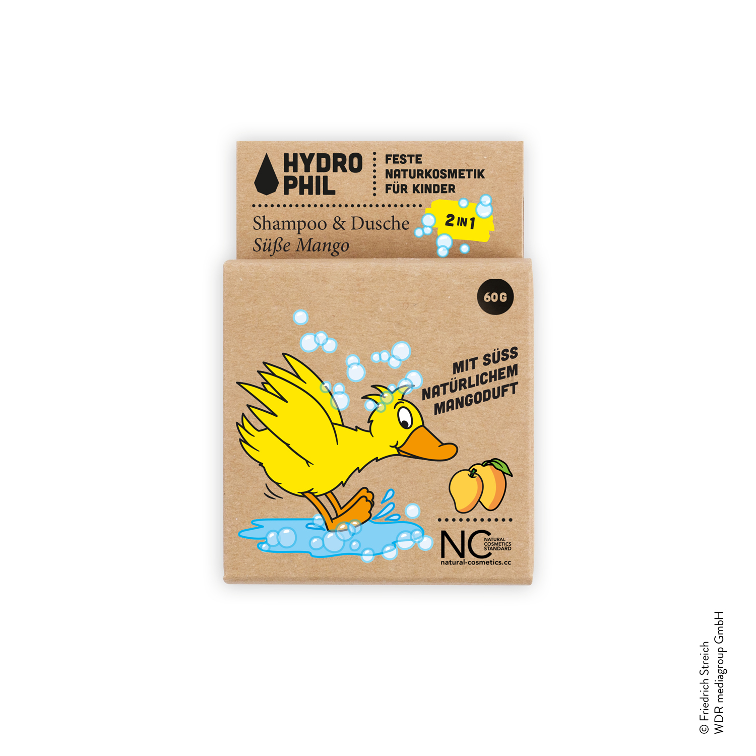 Festes 2in1 Kinder Shampoo & Dusche Mango, 60 g