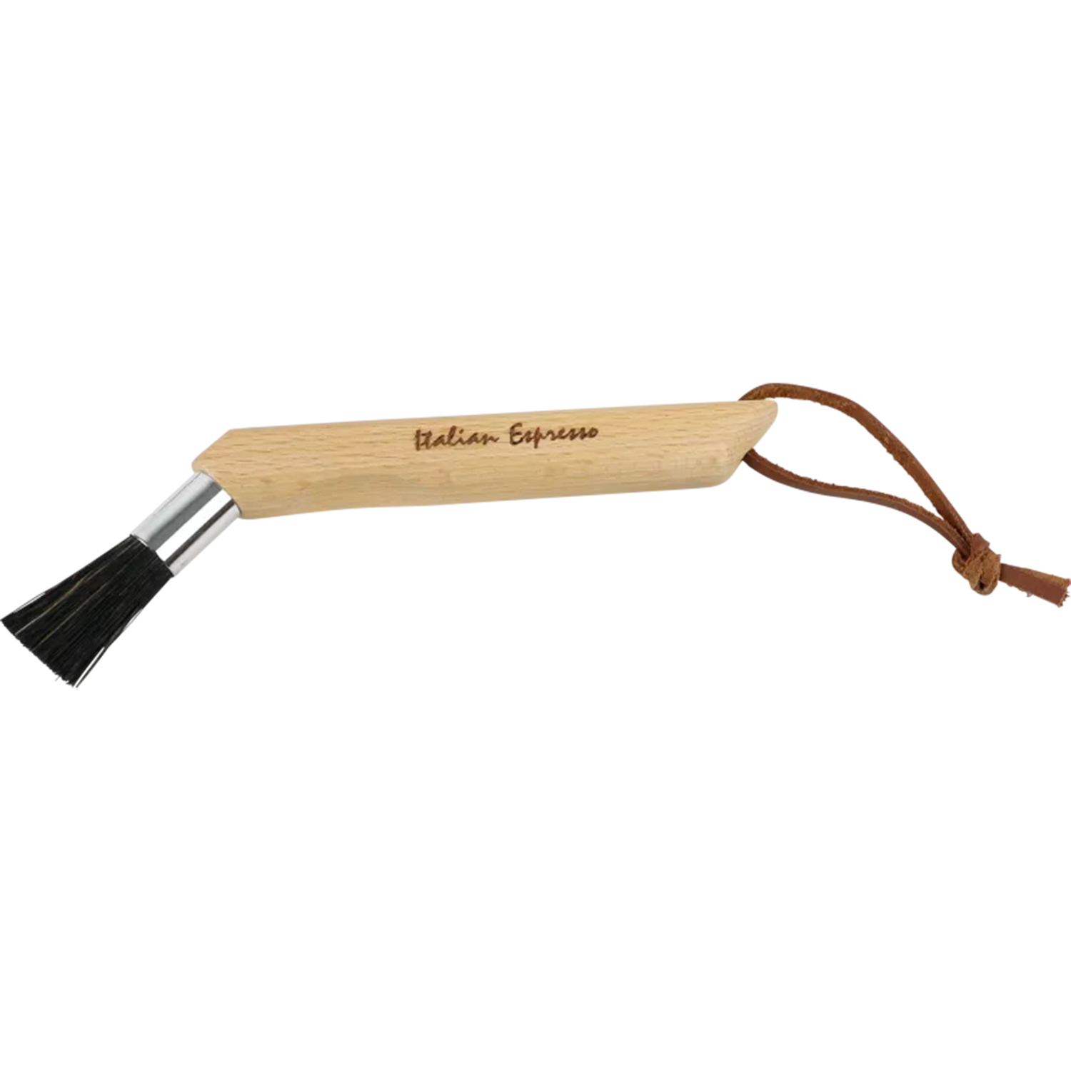 Redecker Espressopinsel, Buche, gebogen mit langen Borsten
