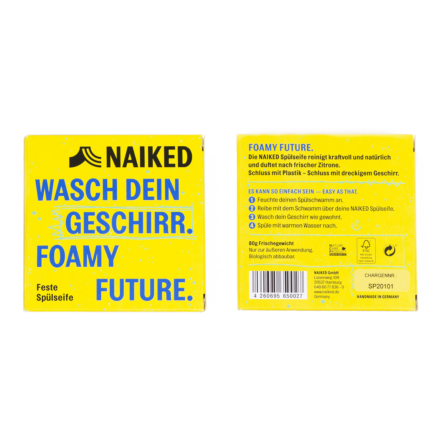 Feste Spülseife Zitrus, 80 g