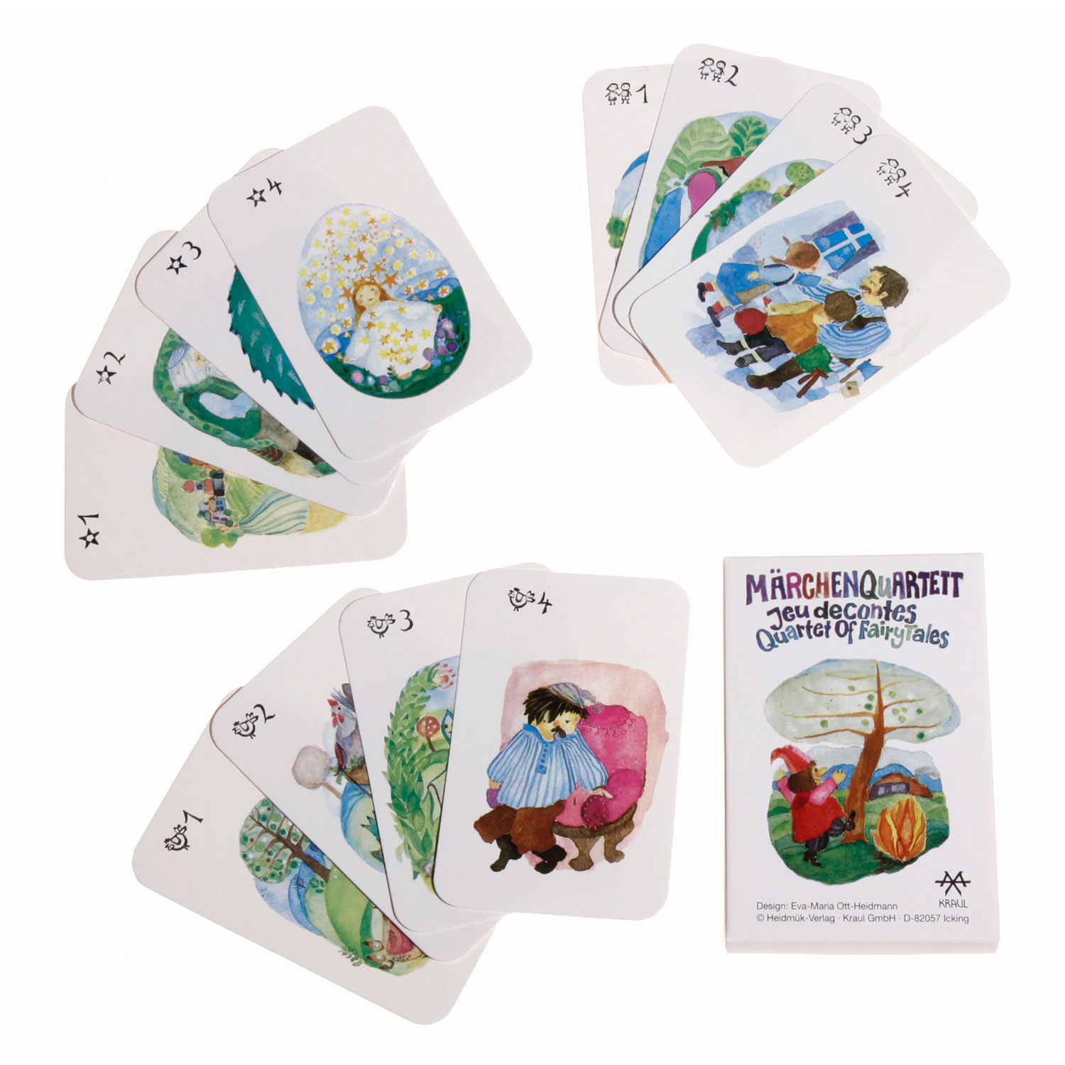 Märchenquartett, Kartenspiel