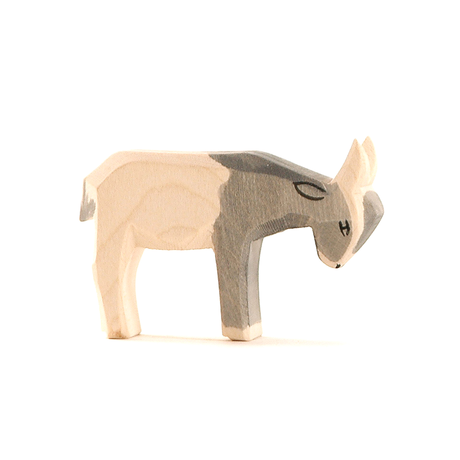 Holzfigur Kleine Ziege