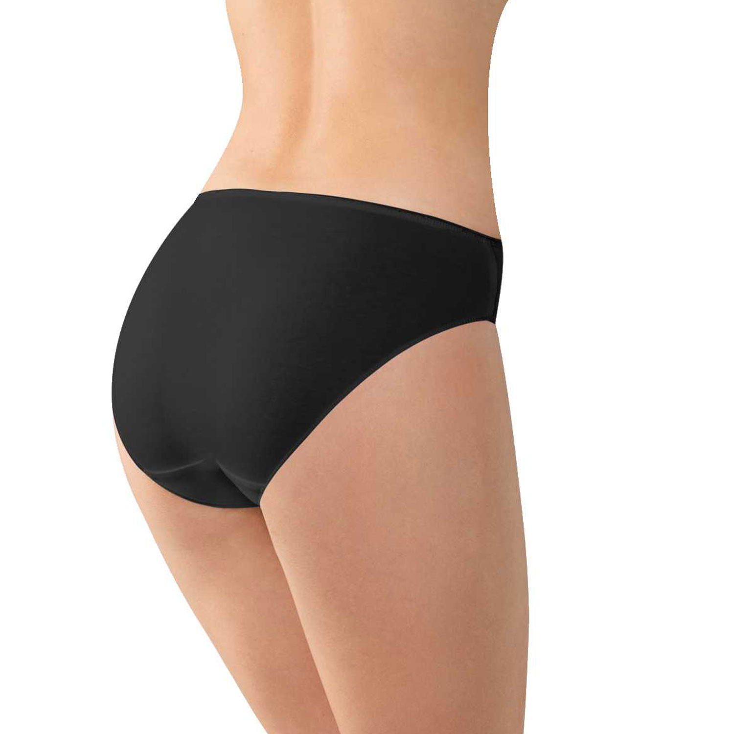 Damen Slip schwarz, 2 Stk.