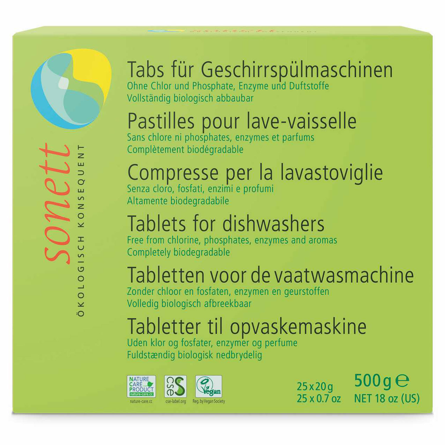 Tabs für Geschirrspülmaschinen, 25 Stk.