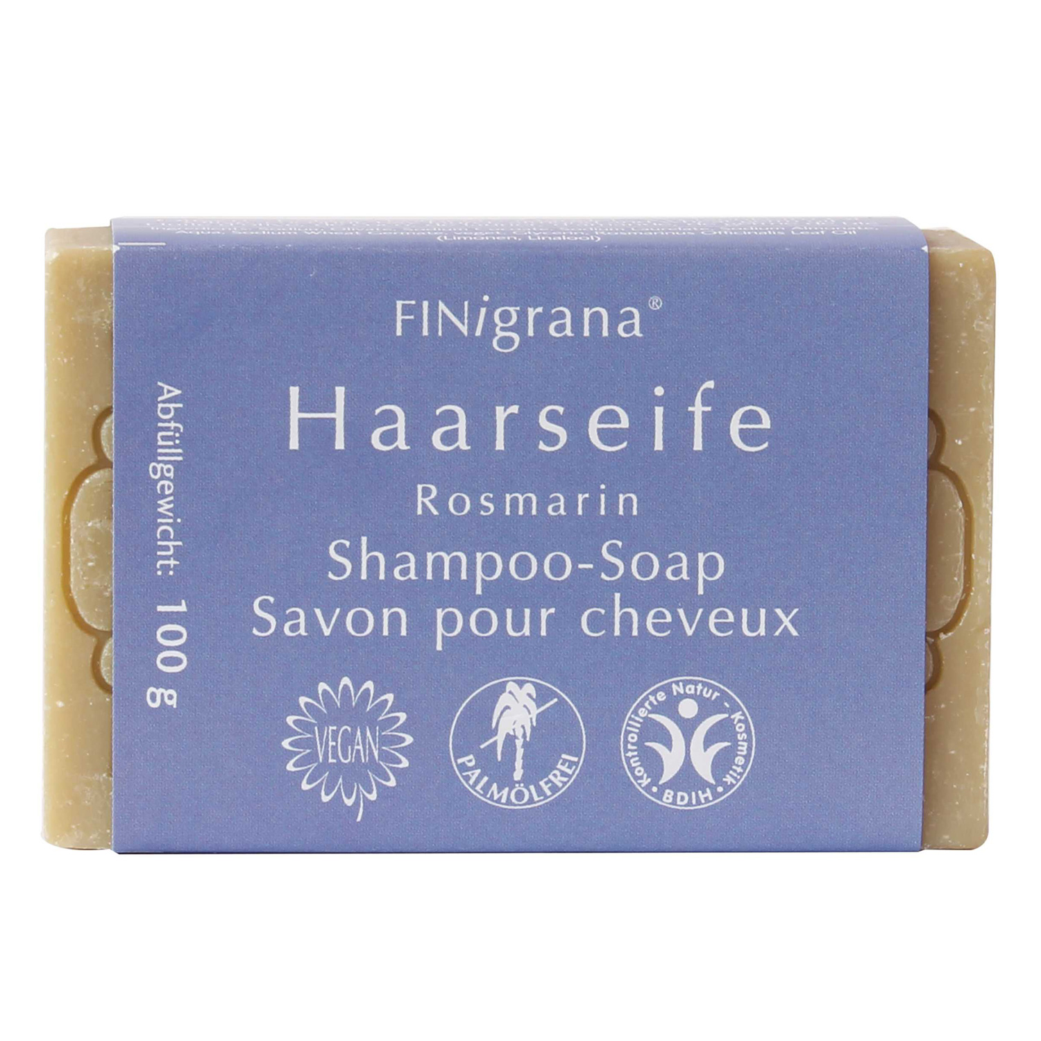 FINigrana Aleppo Haarseife Rosmarin, 100 g