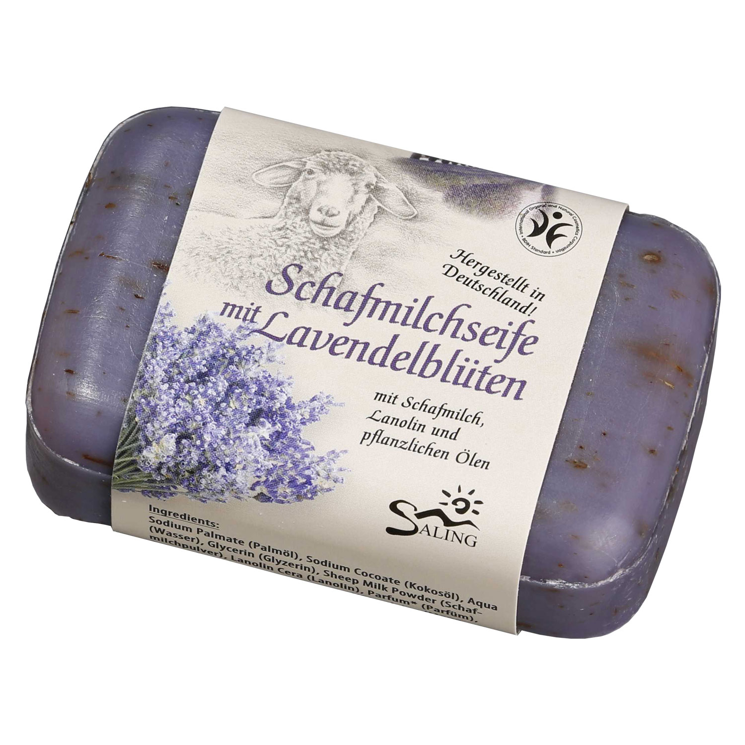 Schafmilchseife Lavendelblüten, 100 g