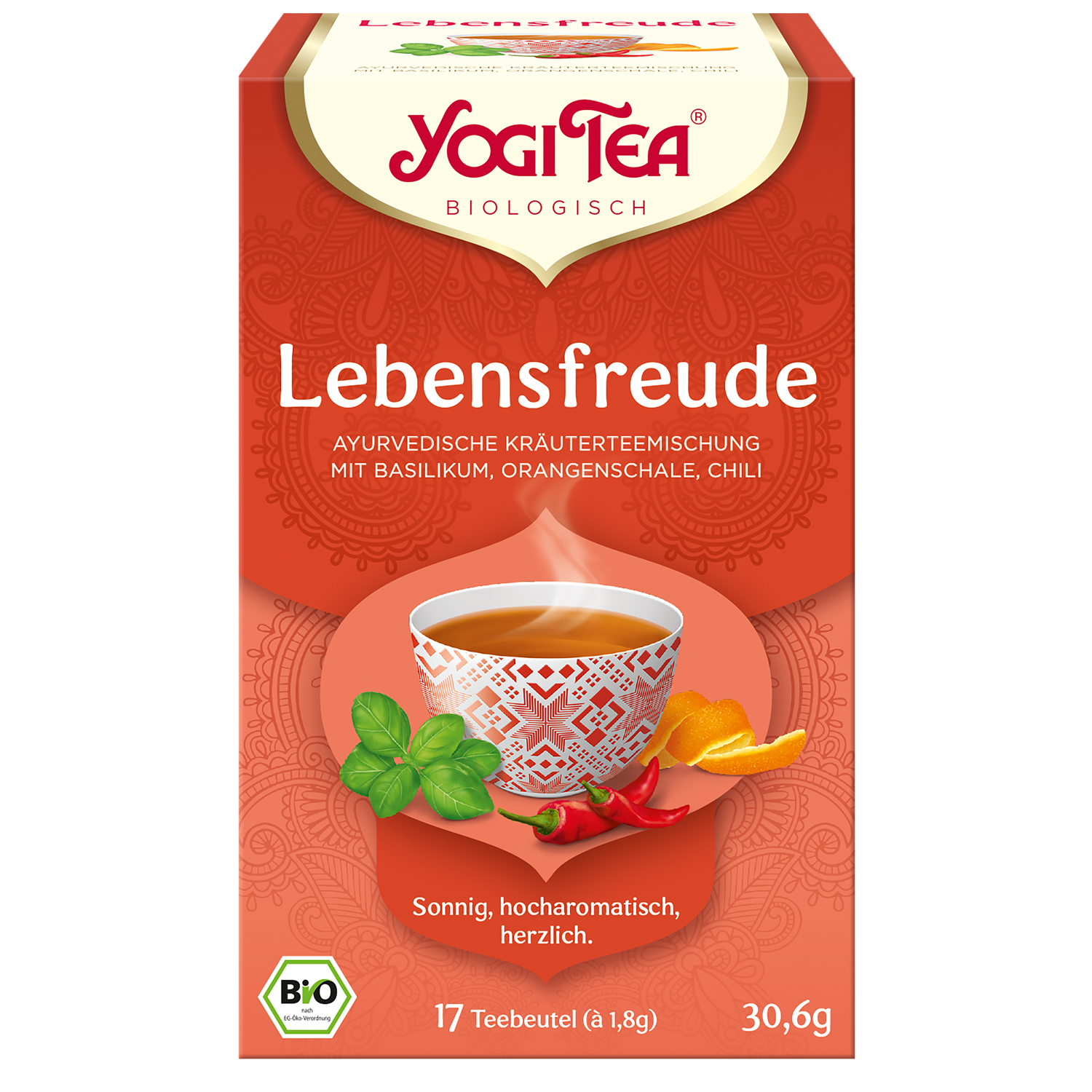 Yogi Tee Lebensfreude, 30,6 g