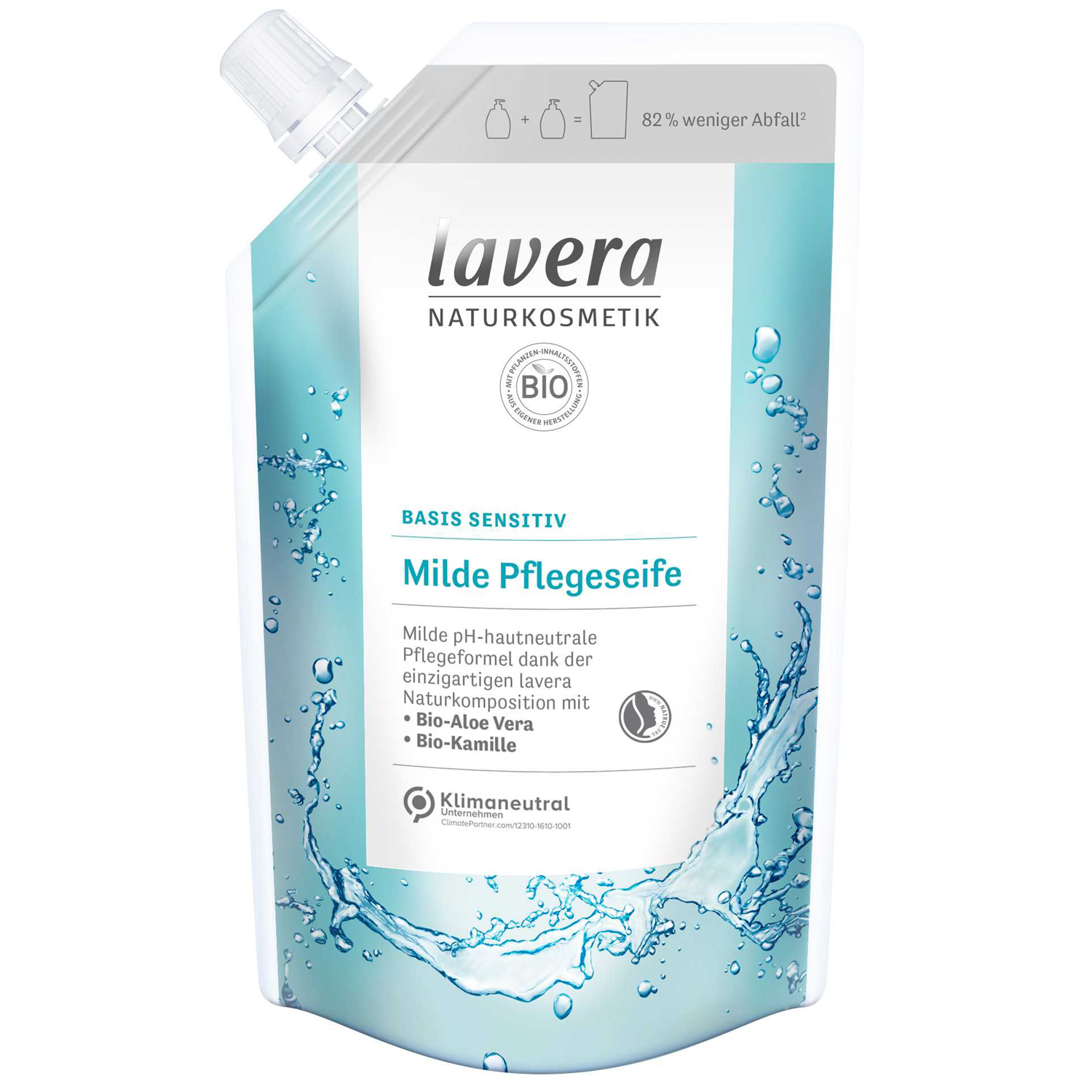 Basis Sensitiv Milde Pflegeseife Nachfüllbeutel, 500ml