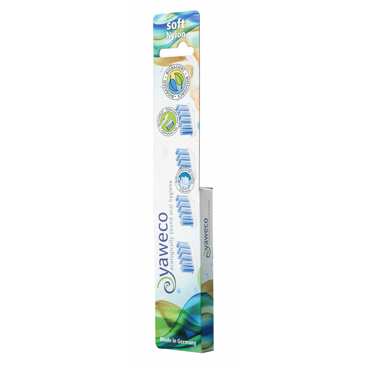 Wechselköpfe für Zahnbürste, Nylonborsten soft, 4 Stk.