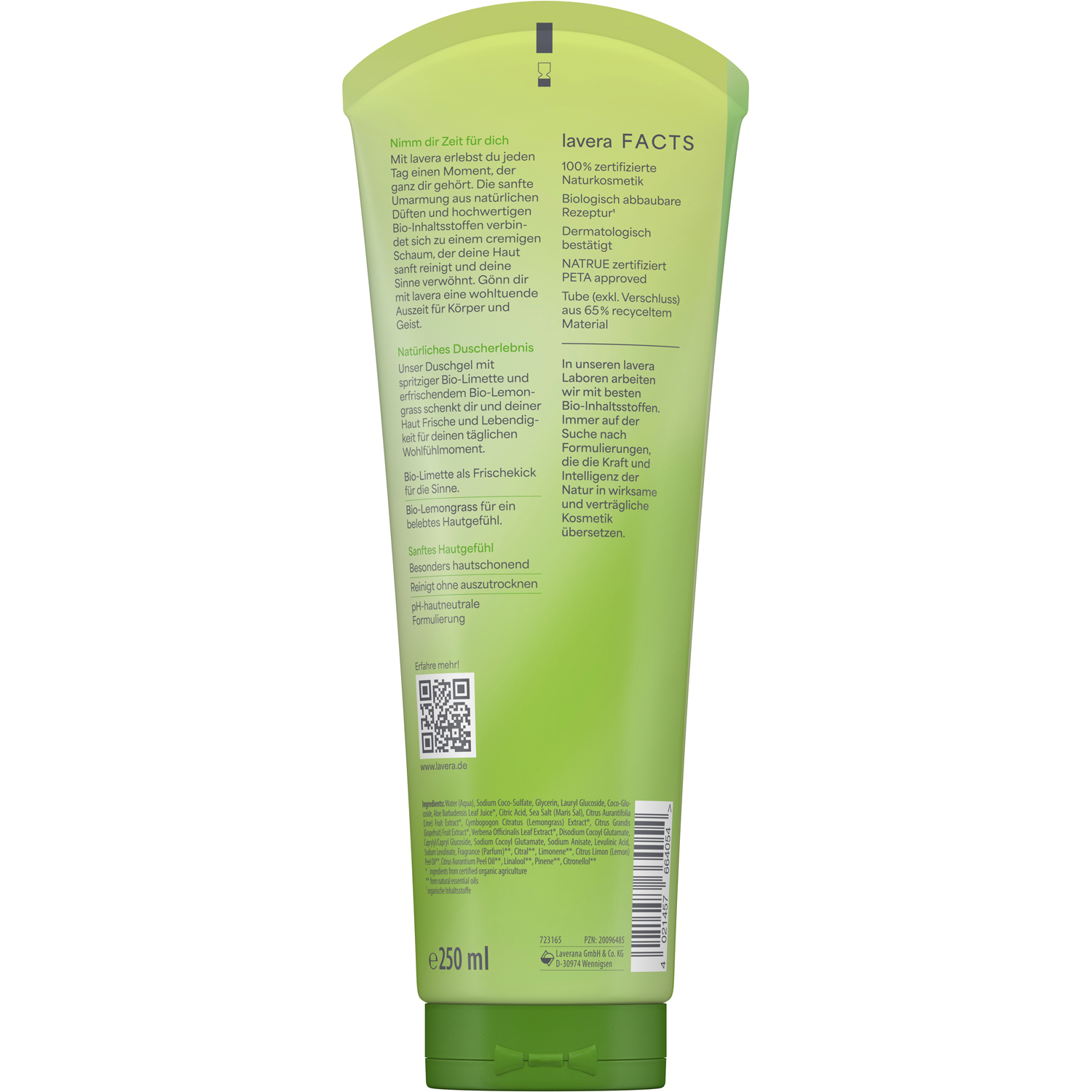 Lavera Duschgel Refresh Me, 250 ml