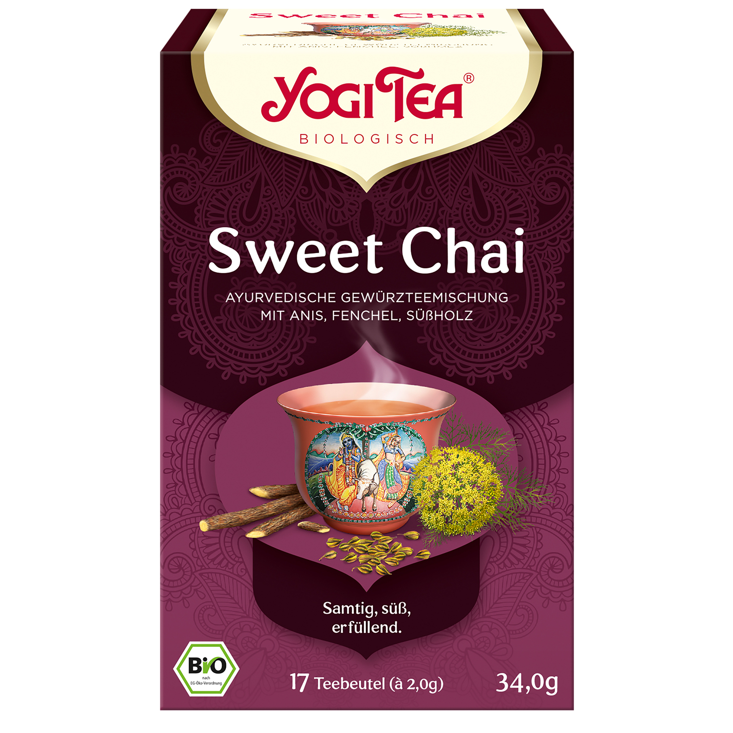 Yogi Tee Sweet Chai, 34 g