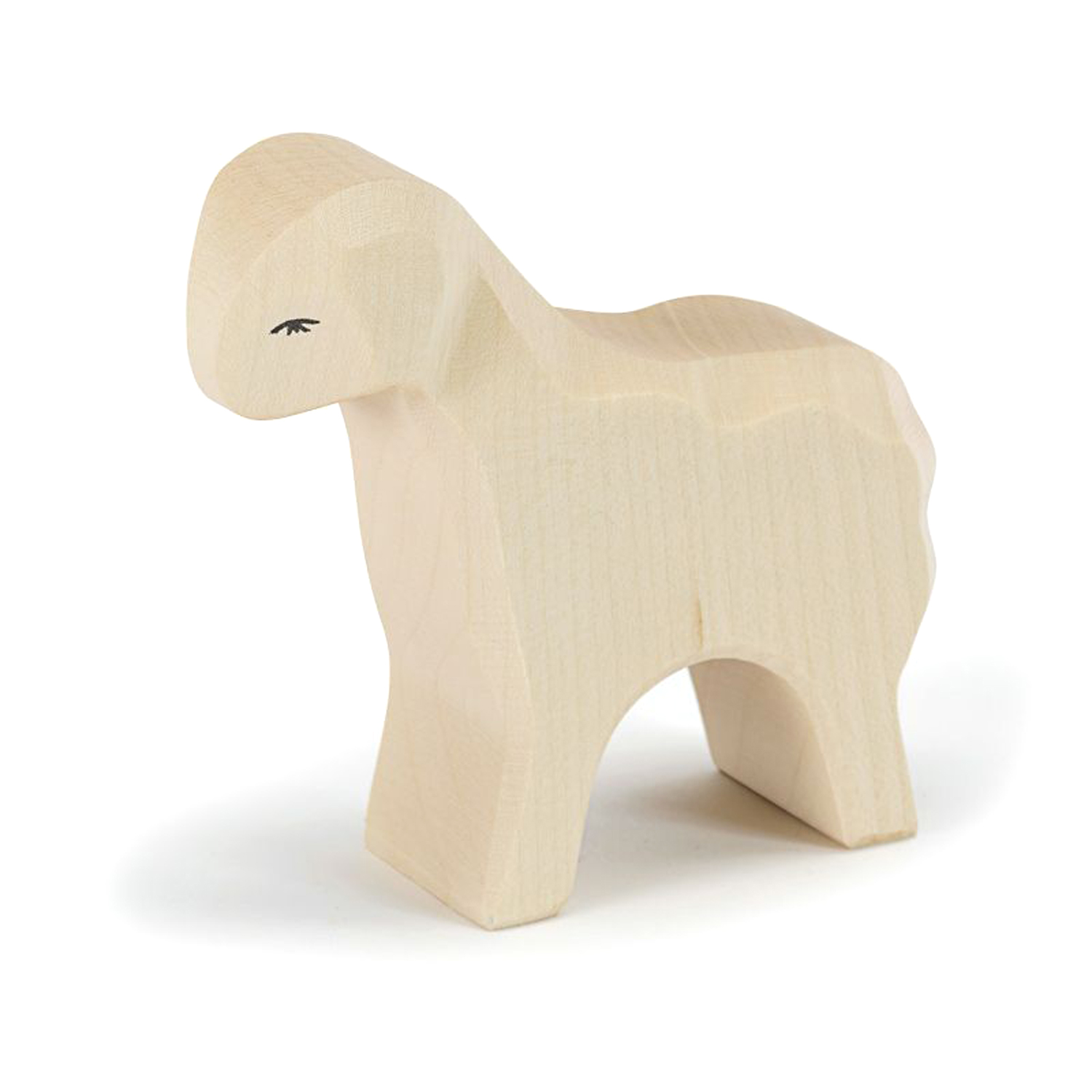Holzfigur Schaf stehend