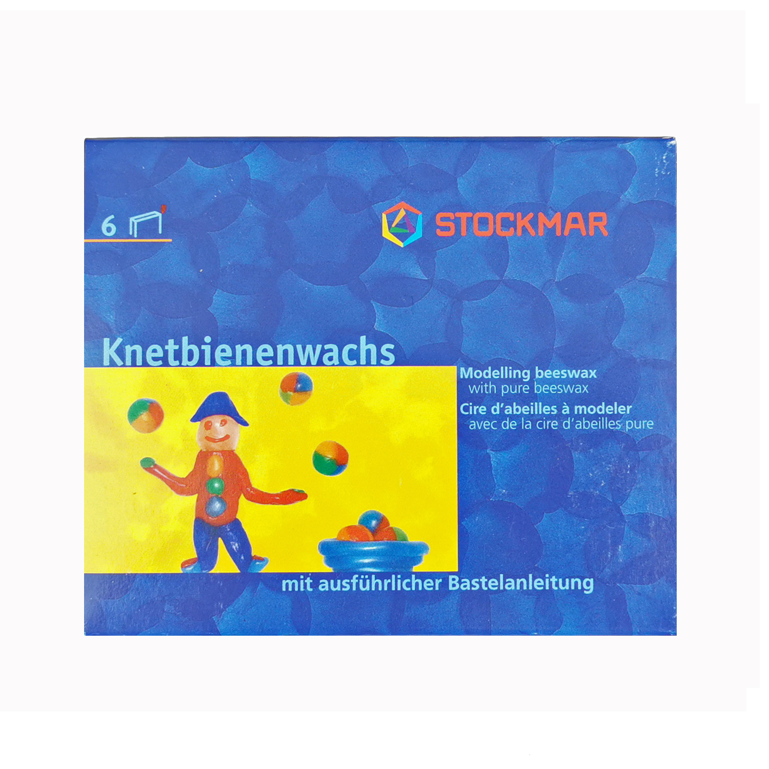 Knetbienenwachs, 6 Farben