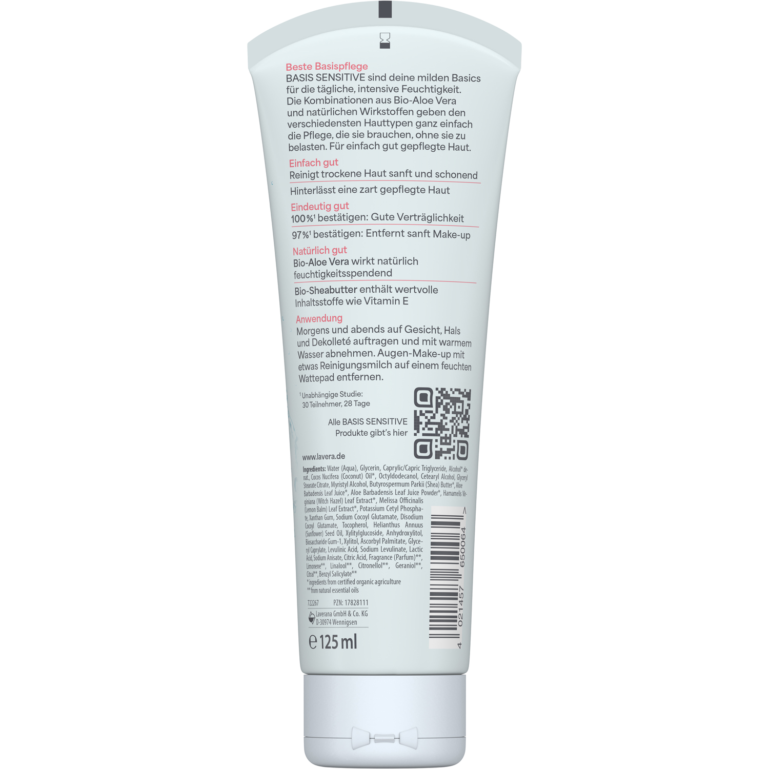Basis Sensitiv Reinigungsmilch, 125 ml