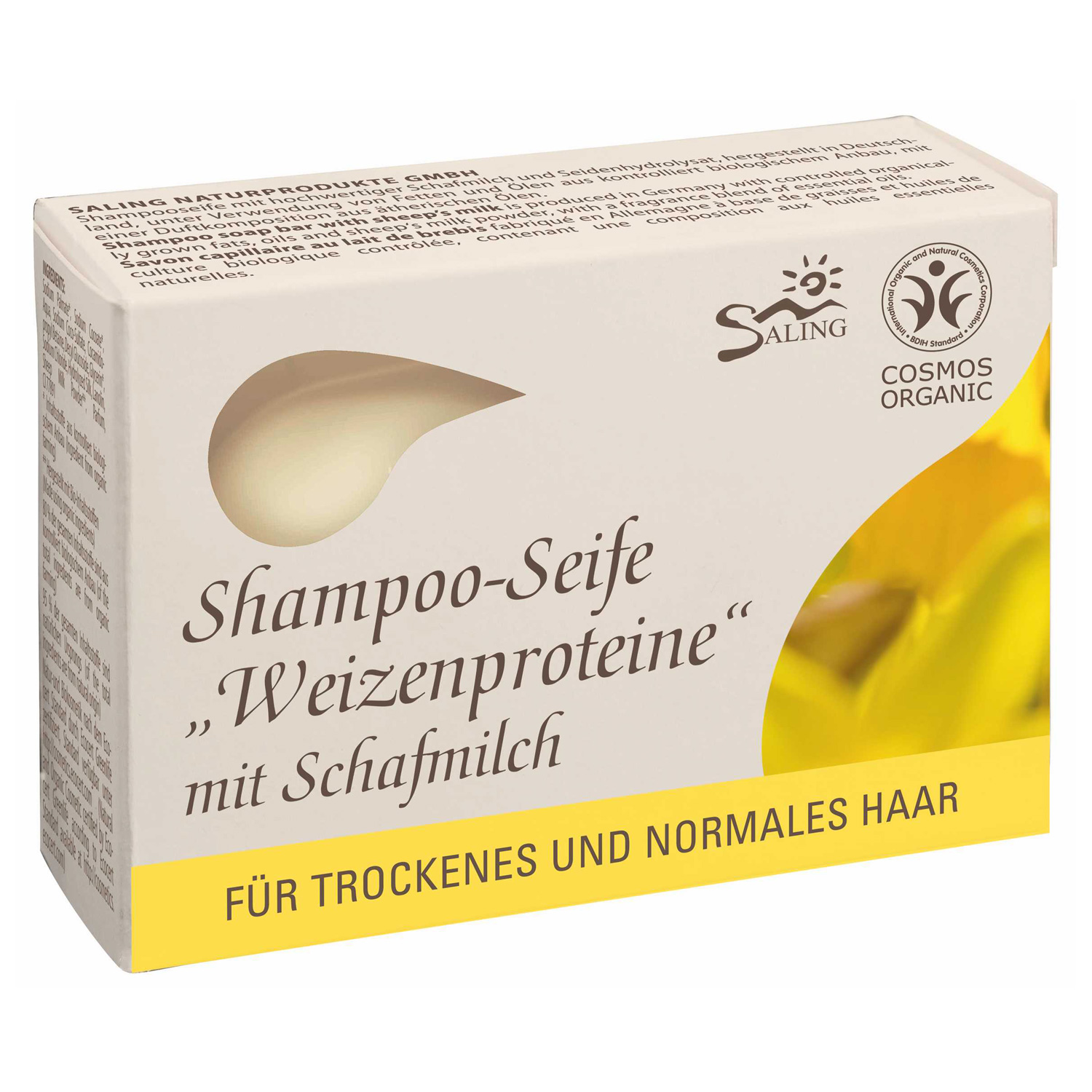 Shampoo-Seife Weizenproteine mit Schafmilch, 125 g