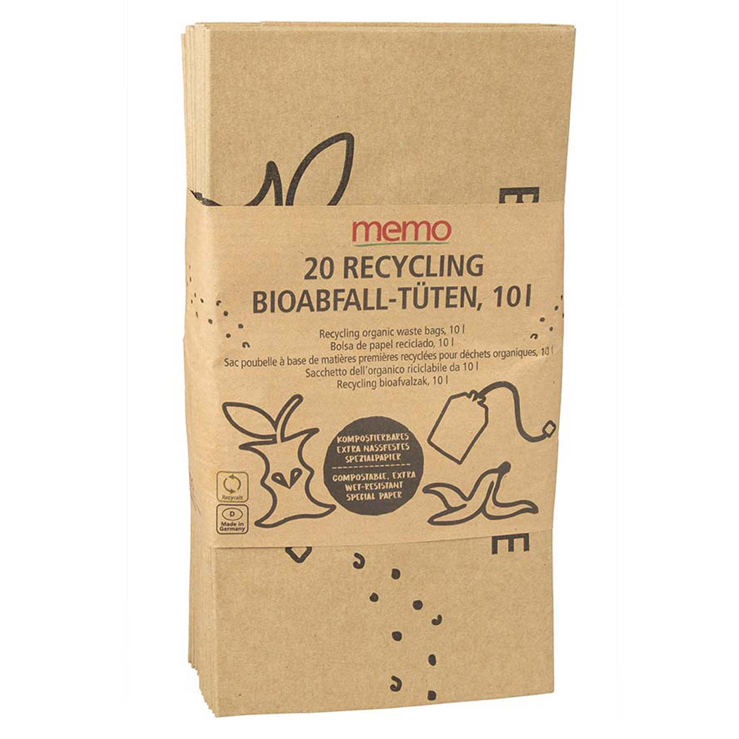 Bioabfall-Tüten 10 Liter, 20 Stk.