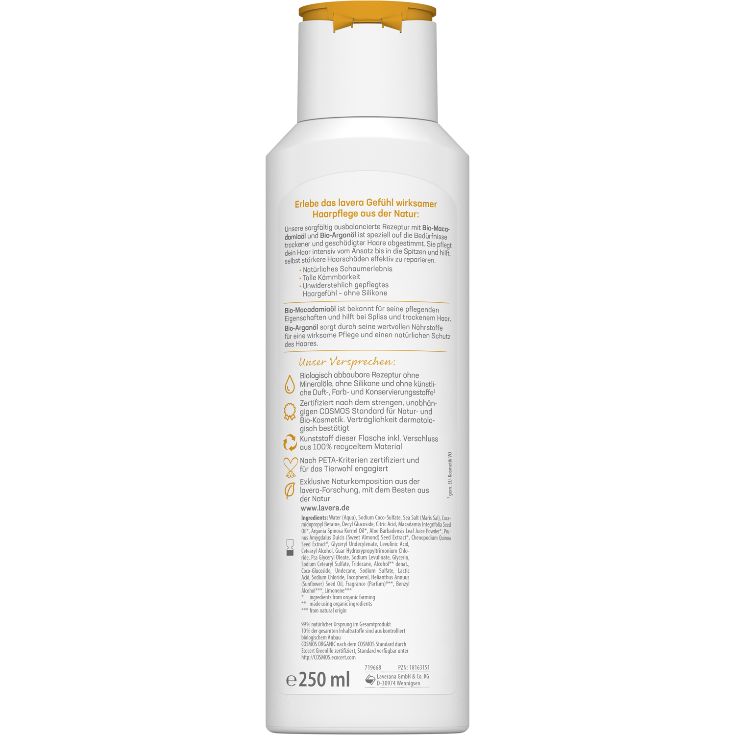 Lavera Shampoo Repair & Pflege , 250ml