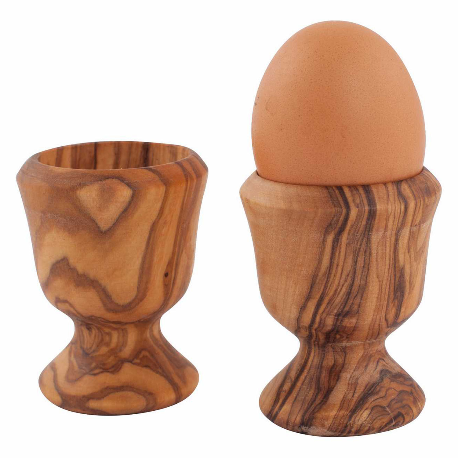 Eierbecher Olivenholz