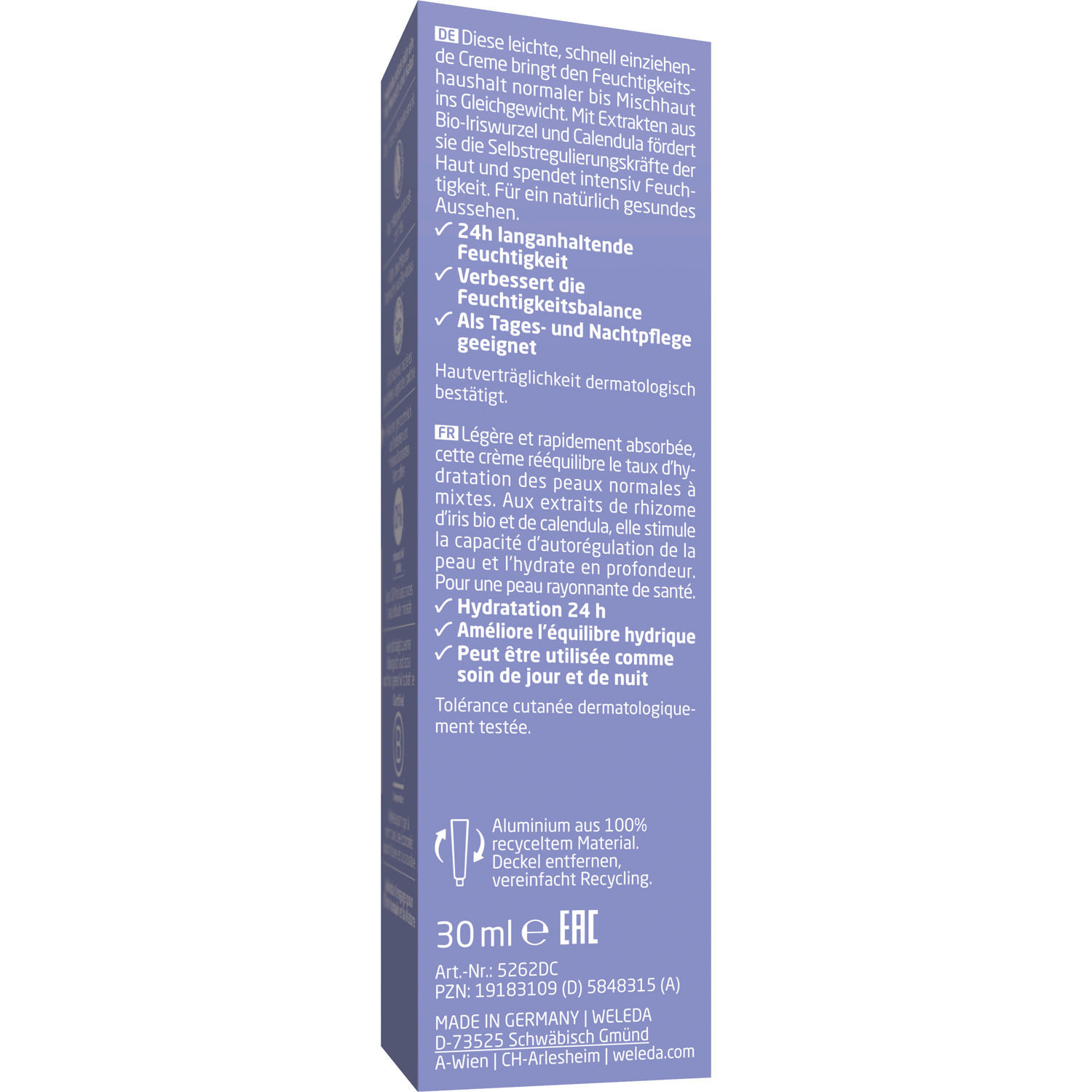 Weleda "Iris" Feuchtigkeitscreme, 30 ml