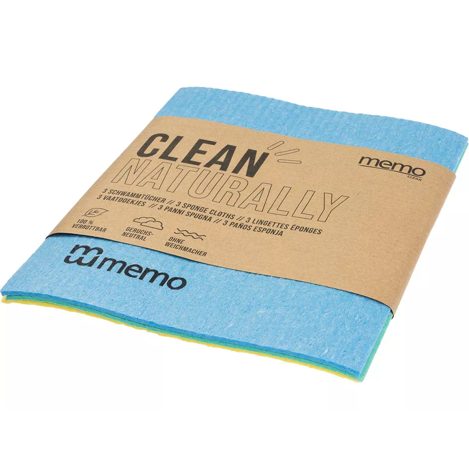 Eco-Sponge Schwammtücher, 3 Stk.